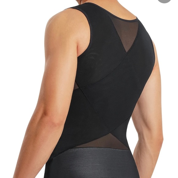 Men's Compression Shirt - Black - Picture 3 of 6